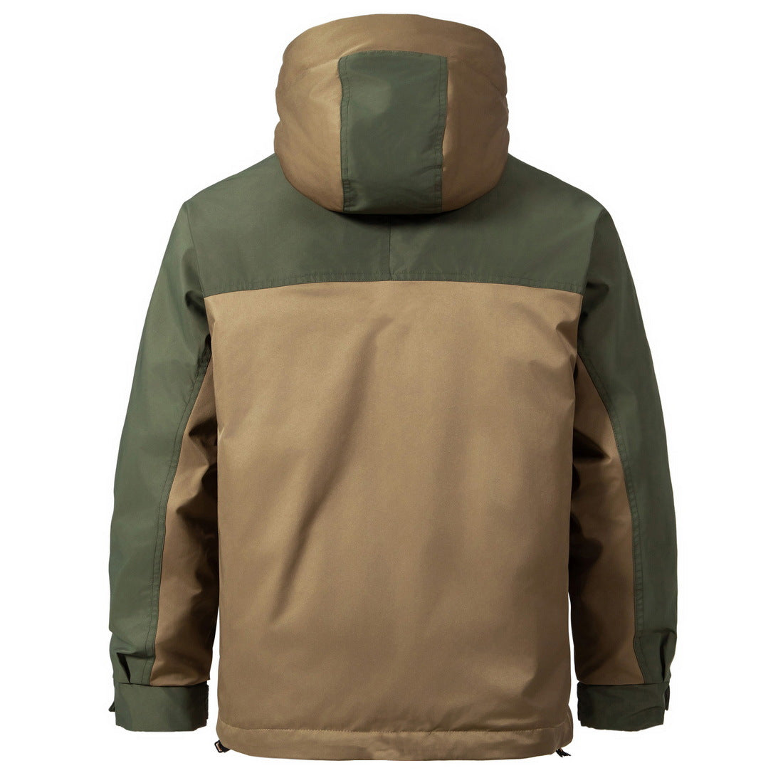 Functional double zipper casual cotton jacket for men